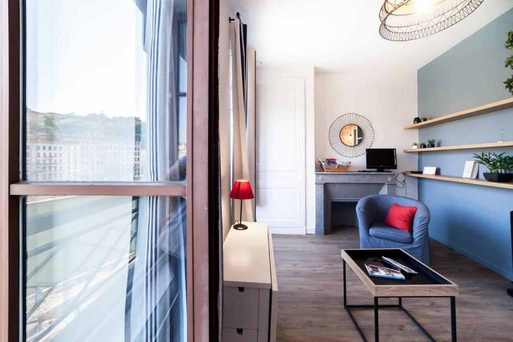 Apartmán Vieux Lyon Avec Vue Sur La Saone Ail Exteriér fotografie